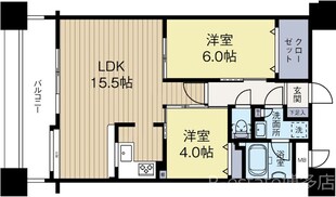 クリエート薬院の物件間取画像